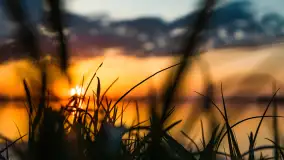 Zachód słońca nad jeziorem Kisajno, Pierkunowo - zdjęcie 6