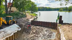 Remont Śluzy Guzianka I, stan na początek czerwca 2023 r. - zdjęcie 29