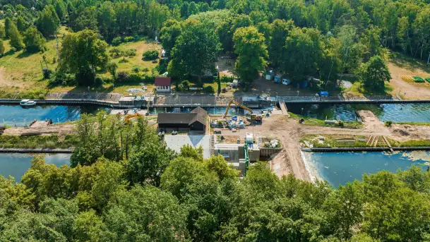 Śluza Karwik, kanał Jegliński, czerwiec 2023 r. - zdjęcie 6