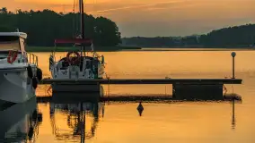 Wschód słońca nad jeziorem Kisajno, Łabędzi Ostrów, czerwiec 2023 r. - zdjęcie 21