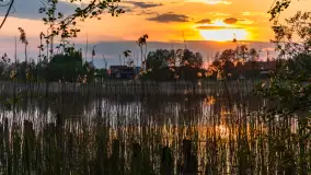 Zachód słońca nad jeziorem Mój, maj 2023 r. - zdjęcie 28