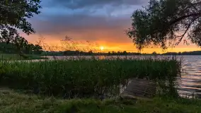 Zachód słońca nad jeziorem Dejgunek, lipiec 2023 r. - zdjęcie 8