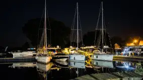 Nocne zdjęcia w porcie Marina Górkło, lipiec 2023 r. - zdjęcie 1
