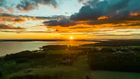 Lipcowy zachód słońca nad Darginem - zdjęcie 1