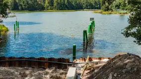 Remont śluzy Guzianka I, sierpień 2023 r. - zdjęcie 14