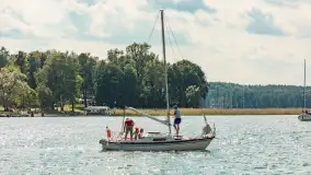 Oldtimery w Strandzie i na jeziorze Kisajno, sierpień 2023 r. - zdjęcie 27