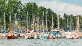 Oldtimery w Strandzie i na jeziorze Kisajno, sierpień 2023 r. - zdjęcie 33