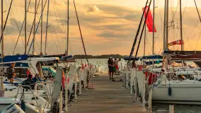 Sierpniowy wieczór i zachód słońca nad Darginem - zdjęcie 26