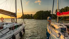 Sierpniowy wieczór i zachód słońca nad Darginem - zdjęcie 7