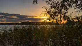 Zachód słońca nad jeziorem Mój, październik 2023 r. - zdjęcie 45