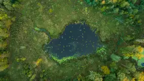 Zachód słońca nad jeziorem Mój, październik 2023 r. - zdjęcie 39