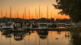 Zachód słońca w Sztynorcie na kilkunastu zdjęciach, wrzesień 2023 r. - zdjęcie 7