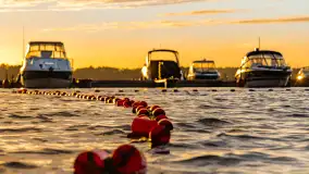 Zachód słońca nad jeziorem Bełdany, Mazurski Raj - zdjęcie 2