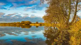 Wschód słońca nad jeziorem Dobskim, listopad 2023 r. - zdjęcie 46