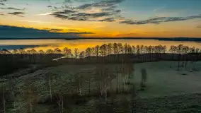 Wschód słońca nad jeziorem Dobskim, listopad 2023 r. - zdjęcie 29