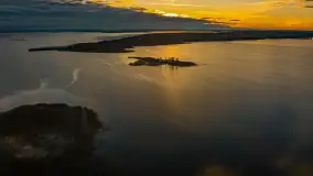 Wschód słońca nad jeziorem Dobskim, listopad 2023 r. - zdjęcie 60