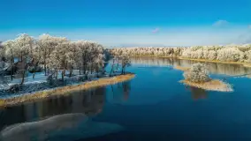 Zimowa wersja Mazur w okolicach Łabędziego Ostrowia i jeziora Kisajno - zdjęcie 2