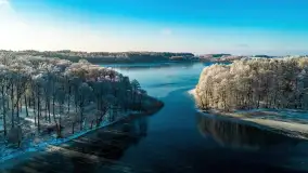 Zimowa wersja Mazur w okolicach Łabędziego Ostrowia i jeziora Kisajno - zdjęcie 38