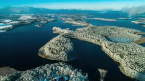 Zimowa wersja Mazur w okolicach Łabędziego Ostrowia i jeziora Kisajno - zdjęcie 64