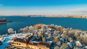 Zimowe Mazury nad jeziorem Święcajty w Ogonkach, listopad 2023 r. - zdjęcie 23