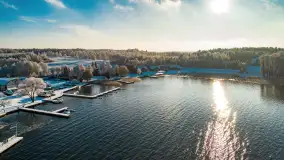 Zimowe Mazury nad jeziorem Święcajty w Ogonkach, listopad 2023 r. - zdjęcie 26