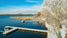 Zimowe Mazury nad jeziorem Święcajty w Ogonkach, listopad 2023 r. - zdjęcie 25