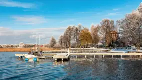 Mazurska biała jesień w porcie Ognisty Ptak, listopad 2023 r. - zdjęcie 26