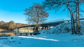 Most Sztynorcki, jeziora Dargin i Kirsajty w zimowej odsłonie, listopad 2023 r. - zdjęcie 7