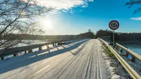 Most Sztynorcki, jeziora Dargin i Kirsajty w zimowej odsłonie, listopad 2023 r. - zdjęcie 20