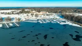 Port w Sztynorcie w zimowej odsłonie pod koniec listopada 2023 r. - zdjęcie 42