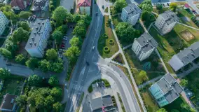 Wiosenne zdjęcia Kętrzyna z lotu ptaka, koniec maja 2023 r. - zdjęcie 14