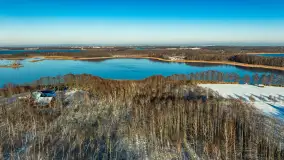 Zimowe Mazury z drona na różnych ujęciach - zdjęcie 24