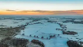 Wschód słońca w okolicach wsi Podlasie, grudzień 2023 r. - zdjęcie 35