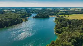 Mix zdjęć Mazur z lotu ptaka, sezon 2023 r. - zdjęcie 15