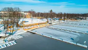 Zimowa wersja Kisajna, porty w zatoce Tracz, styczeń 2024 r. - zdjęcie 9