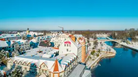 Zimowy Pisz na ujęciach z drona, styczeń 2024 r. - zdjęcie 11