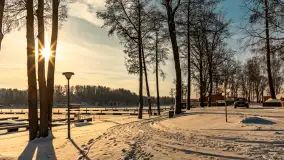 Stranda w mrozie i śniegu, styczeń 2024 r. - zdjęcie 39