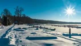Jezioro Bełdany i Mazurski Raj w zimowej scenerii, styczeń 2024 r. - zdjęcie 15