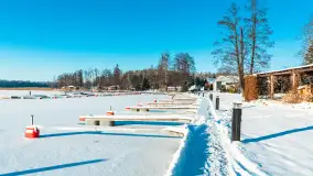 Jezioro Bełdany i Mazurski Raj w zimowej scenerii, styczeń 2024 r. - zdjęcie 3