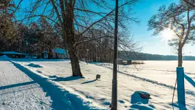 Jezioro Bełdany i Mazurski Raj w zimowej scenerii, styczeń 2024 r. - zdjęcie 27