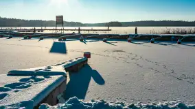 Jezioro Bełdany i Mazurski Raj w zimowej scenerii, styczeń 2024 r. - zdjęcie 42