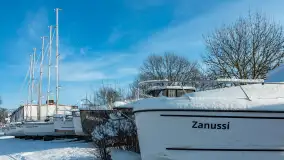 Jak zimuje port w Sztynorcie? Zobaczcie zimową wersję ze stycznia 2024 r. - zdjęcie 30