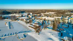 Bełdany, Piaski i Mazurski Raj z lotu ptaka, styczeń 2024 r. - zdjęcie 33