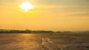 Jezioro Tajty i wieś Wrony przed zachodem słońca, styczeń 2024 r. - zdjęcie 40