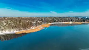 Zimowe jezioro Gołdopiwo w okolicach Przerwanek, styczeń 2024 r. - zdjęcie 18