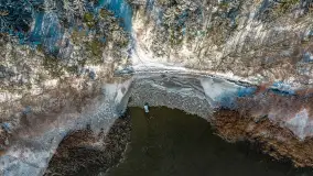 Zimowe jezioro Gołdopiwo w okolicach Przerwanek, styczeń 2024 r. - zdjęcie 22