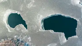 Zimowe jezioro Gołdopiwo w okolicach Przerwanek, styczeń 2024 r. - zdjęcie 49