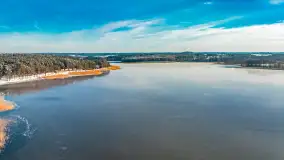 Zimowe jezioro Gołdopiwo w okolicach Przerwanek, styczeń 2024 r. - zdjęcie 44