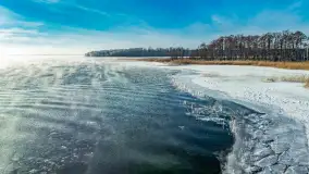 Zima nad jeziorem Dargin, styczeń 2024 r. - zdjęcie 16