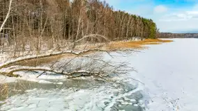 Biwak ekipy Mazury24 nad jeziorem Kruklin, styczeń 2024 r. - zdjęcie 1